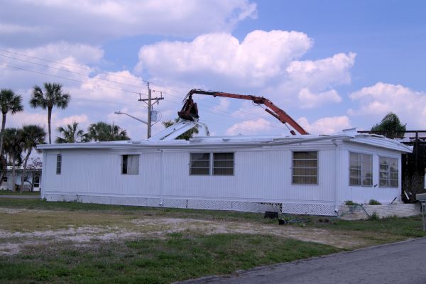 Mobile Home Demolition in Valparaiso