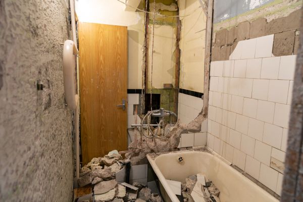 Shower Tile Demolition in Valparaiso